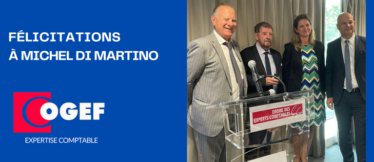 Michel DI MARTINO décoré de la Médaille de la Profession