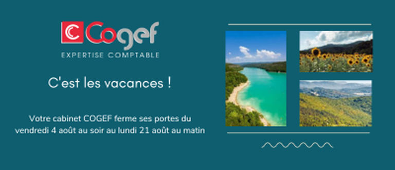 - VOTRE CABINET D'EXPERTISE COMPTABLE EN CONGES